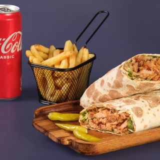 საშუალო შაურმა - მენიუ