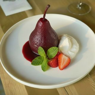 Pear in Red Wine 