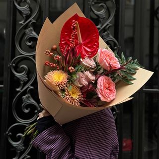 Red Anthurium Bouquet