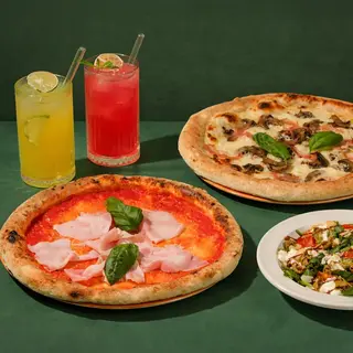 2 Pizza & Salad combo