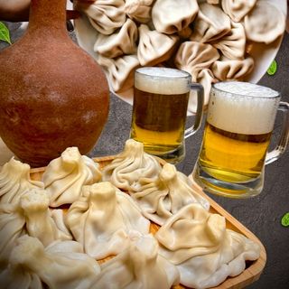 ხინკალი კარტოფილის 30 ცალი + 1 ლიტრა ლუდი (სანაპირო)