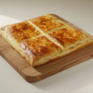 4 ნაჭრიანი ნახევრად ფენოვანი სოკოს ღვეზელი