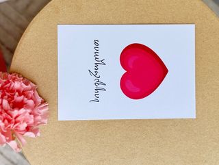 მისალოცი ბარათი “სიყვარულით”