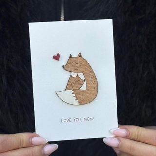 ბარათი "Love you,mom"