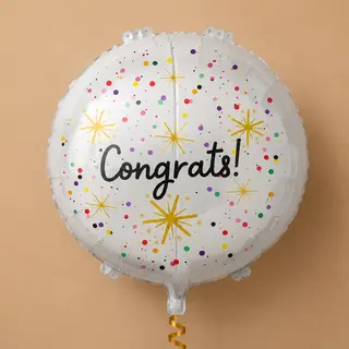 ბუშტი “Congrats”