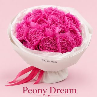 Peony dream / მუქი ვარდისფერი