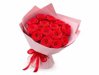 15 red roses