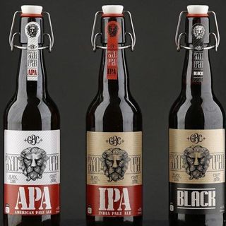 ლუდი შავი ლომი IPA - 0.5L
