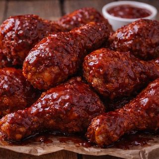 10 ცალი ტკბილ ცხარე BBQ ბარკლები