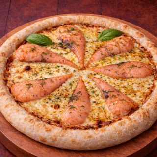 პიცა შებოლილი ორაგულით