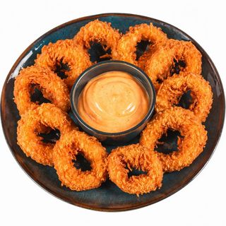 10 ცალი ხრაშუნა კალმარის რგოლები პანკოში