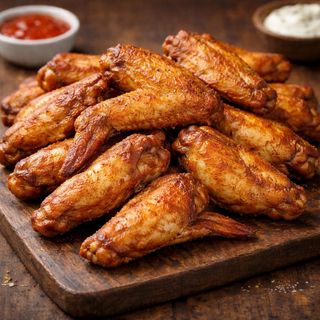 10 ცალი ქათმის ხრაშუნა ფრთები