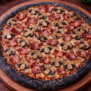 პიცა ბეკონი და სოკო 33 სმ