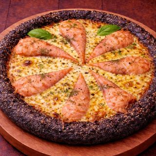 პიცა შებოლილი ორაგულით 33 სმ