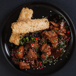 პიკანტური ხორცი კორეულად (korean pork)