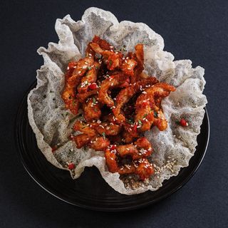 ქათამი გოჩუჯანგის სოუსში (gochujang chicken)