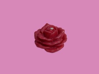 სანთელი - ყვავილი - ვარდისფერი სტანდარტული