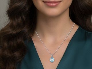 თეთრ ოქროში ამოვლებული ვერცხლის სამკაული / Silver jewelry plated in white gold