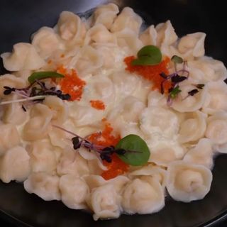 პელმენი ორაგულით / Pelmeni with salmon