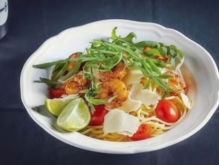 პასტა კრევეტებით