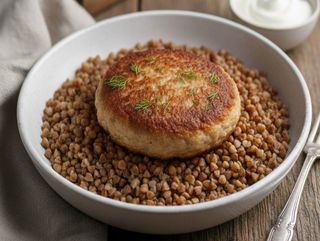 წიწიბურა ქათმის კოტლეტით