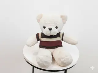 White teddy bear