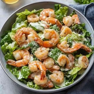 ცეზარი კრევეტებით/caesar shrimps