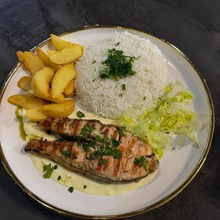 ორაგულის სტეიკი/salmon steak