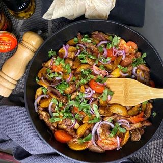 ოჯახური ქათმით/ojakhuri chicken