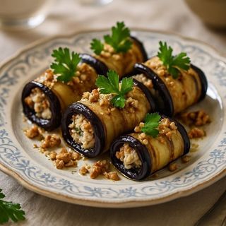 ბადრიჯანი ნიგვზით/eggplants with walnut