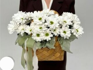 ქრიზანთემები ჩანთაში