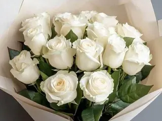 თეთრი ვარდები 15 ც