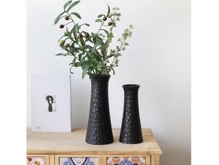 კერამიკის ლარნაკი შავი (1ც)