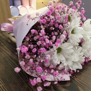 ქრიზანატემა და გიფსოფილა