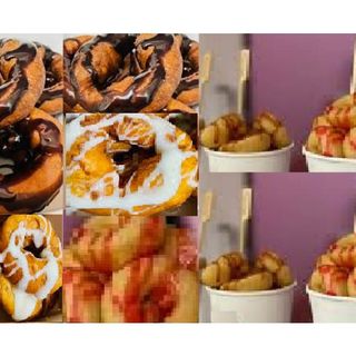 პიშკები მარწყვის და შოკოლადის სმუზით (5ც)