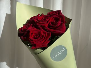 5 წითელი ვარდი