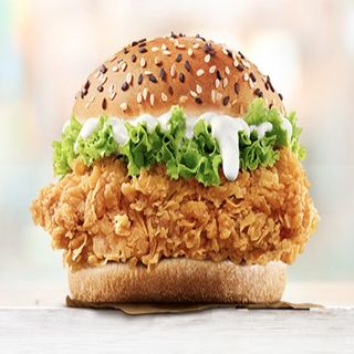 კლუბ ჰარიალი ქათმის ბურგერი/ CLUB HARIYALI CHICKEN BURGER