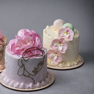 ხილის ტორტი მოხარშული კრემით