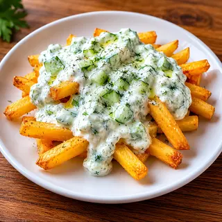 Potatoe Fries + Zaziki
