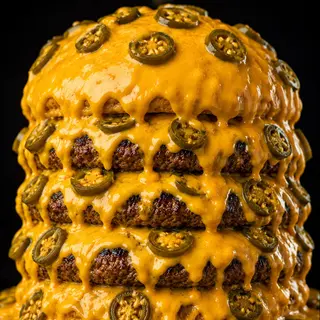 Chili Cheese Bomb Burger