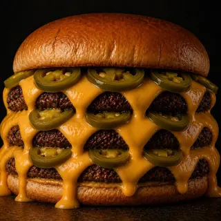 Tripple Chili Cheeseburger