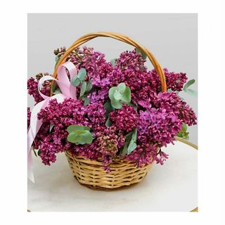 იასამნები კალათით