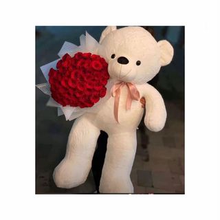 დათუნია(1მ) წითელი ვარდებით (20ც)