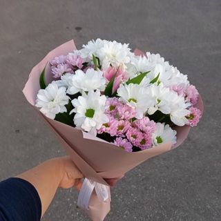 ქრიზანთემების მინი თაიგულო