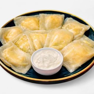 Dumplings with eggs