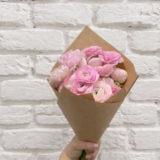 ვარდისფერი რანუნკულუსი