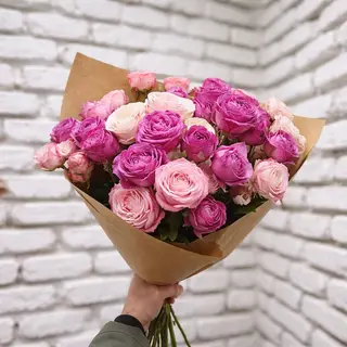 ჯუჯა ვარდების თაიგული 10 ტოტი
