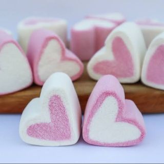 Mashmallow hearts 100g