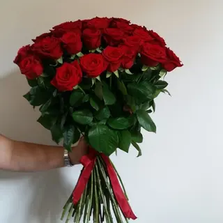 ჰოლანდიური წითელი ვარდები (20 ც)