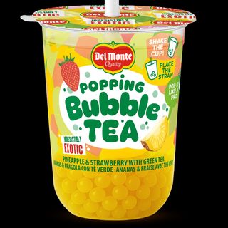 Del Monte Bubble Tea ანანასის და მარწყვის არომატით 330მლ